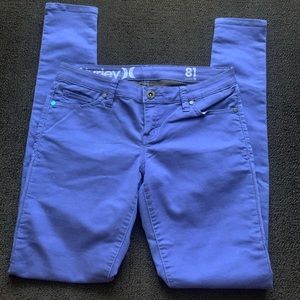 Hurley Pants - Los Waits Skinny Color Blue